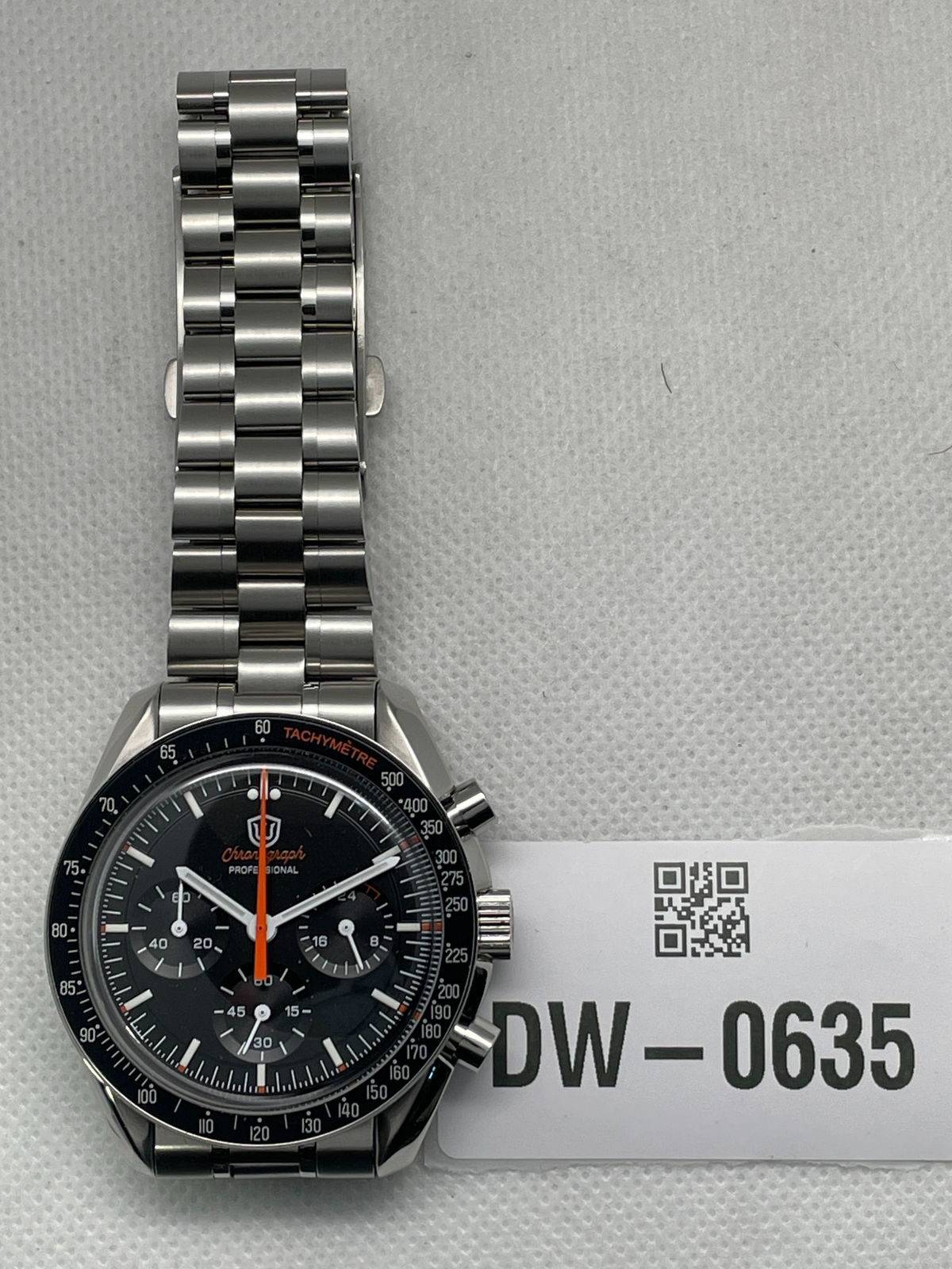 US Pre-Owned Watchdives WD1863 39mm VK63 Chronograph Watch