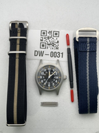US Pre-Owned Militado Sapphire Crystal 38mm Field Watch ML05