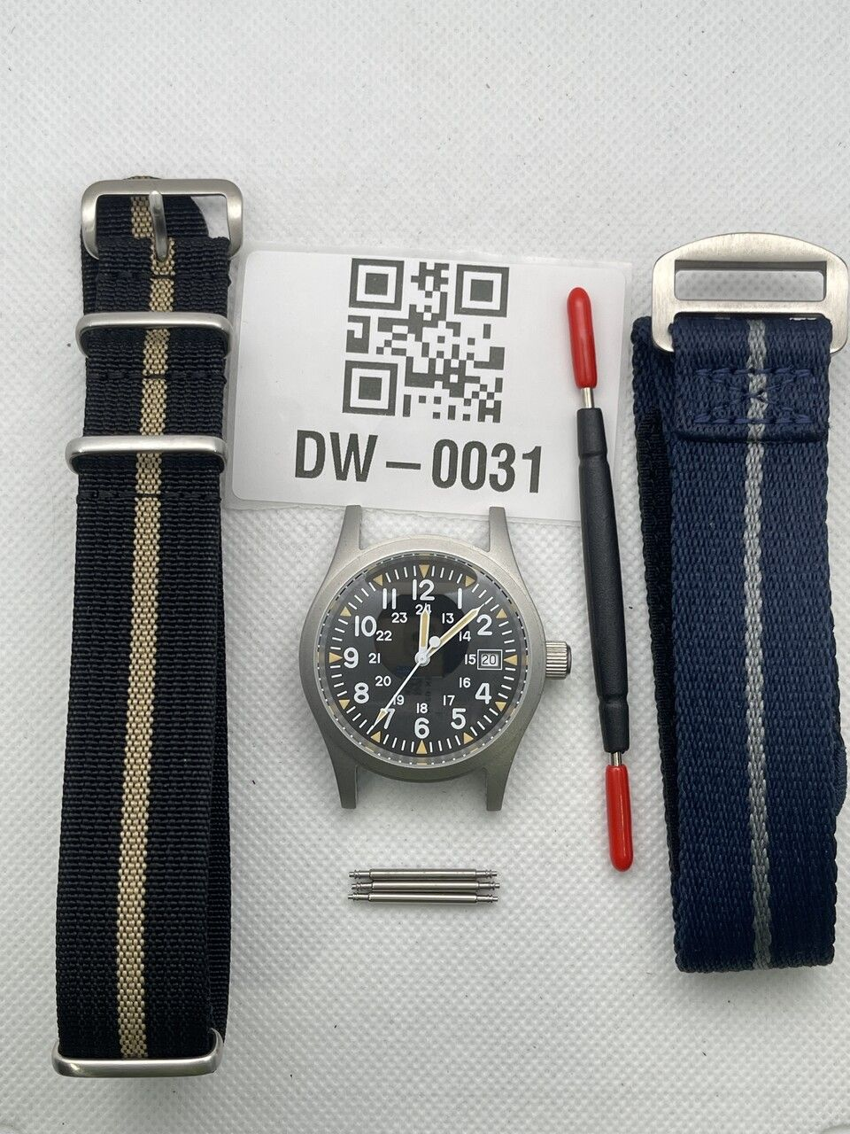 US Pre-Owned Militado Sapphire Crystal 38mm Field Watch ML05