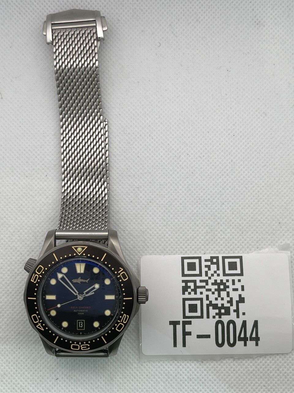 US Pre-Owned V2 Heimdallr Titanium 007 Edition NTTD Dive Watch