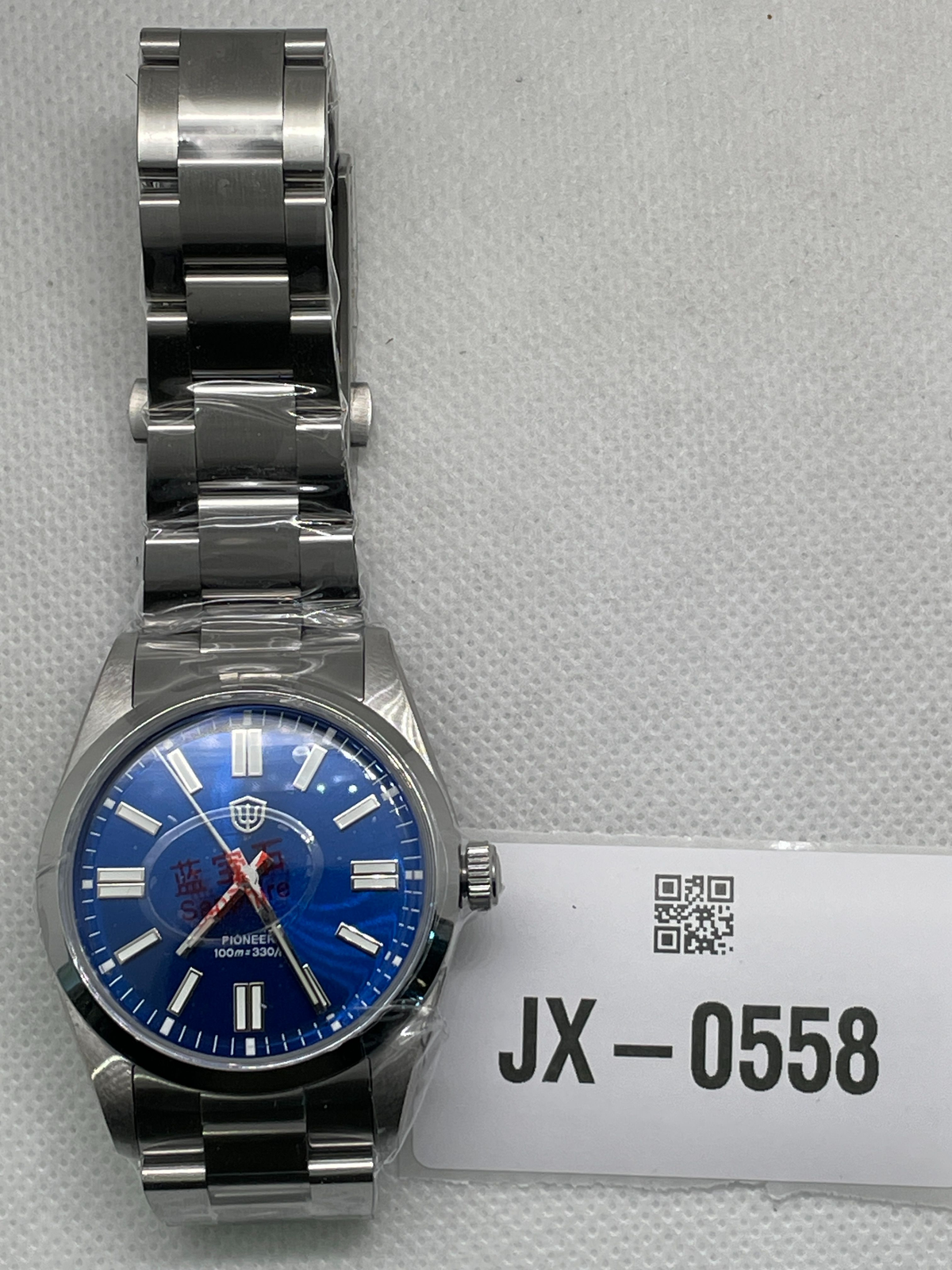 US Pre-Owned Watchdives WD1016B 37mm Pioneer VH31 Men Watch