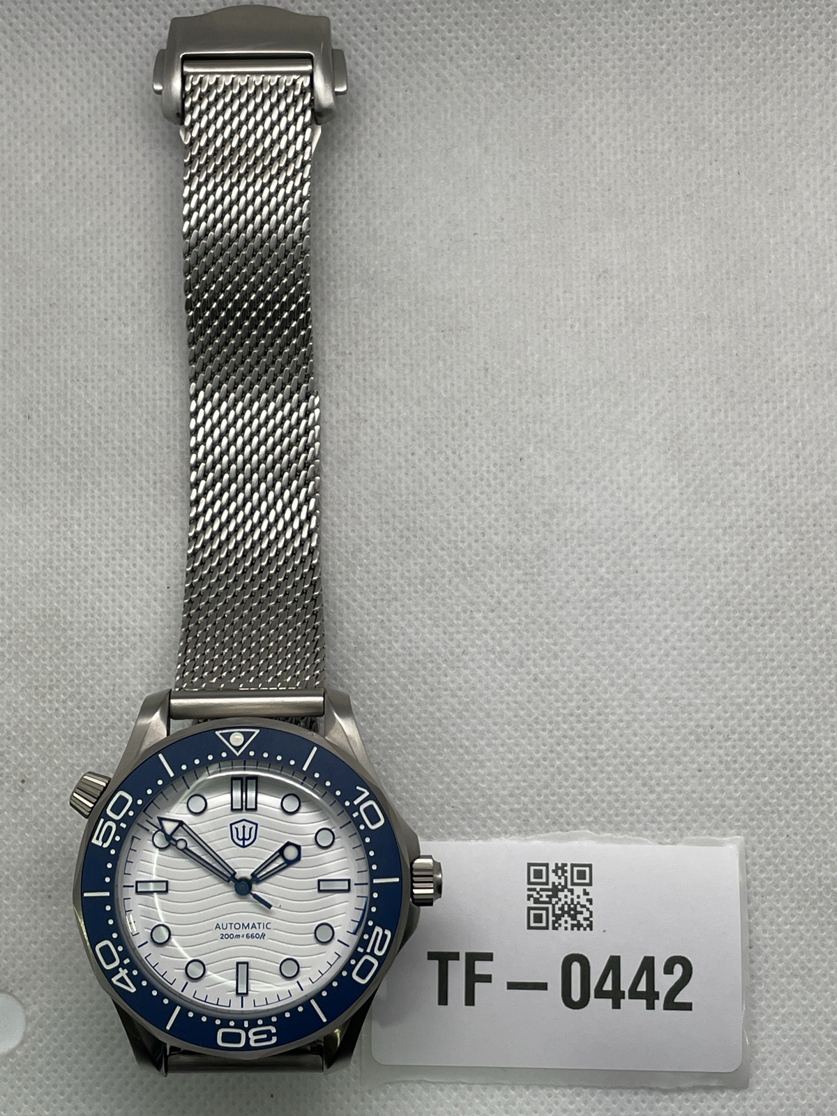 US Pre-Owned Watchdives WD007 V4 42mm Titanium Automatic NTTD Dive Watch