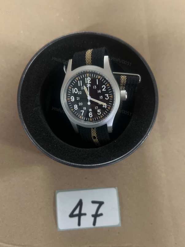 EU Pre-Owned Militado Sapphire Crystal 38mm Field Watch ML05