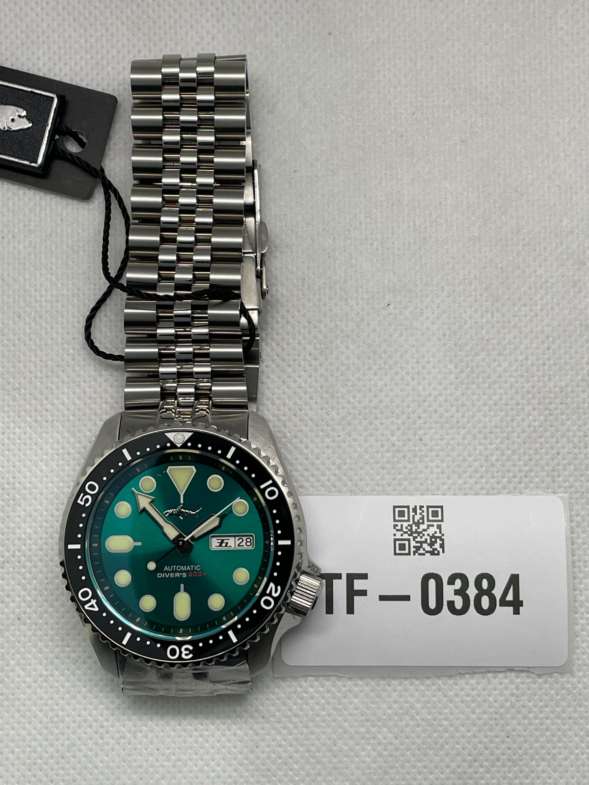 US Pre-Owned Heimdallr SKX007 Day/Date Mechanical Watch