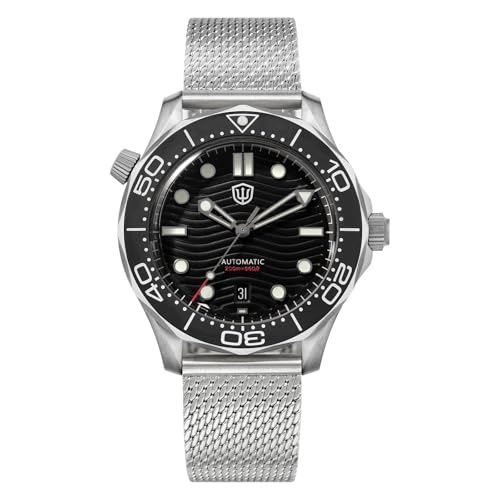 UK Pre-Owned Watchdives WD007 Top Hat Sapphire PT5000 Titanium Dive Watch