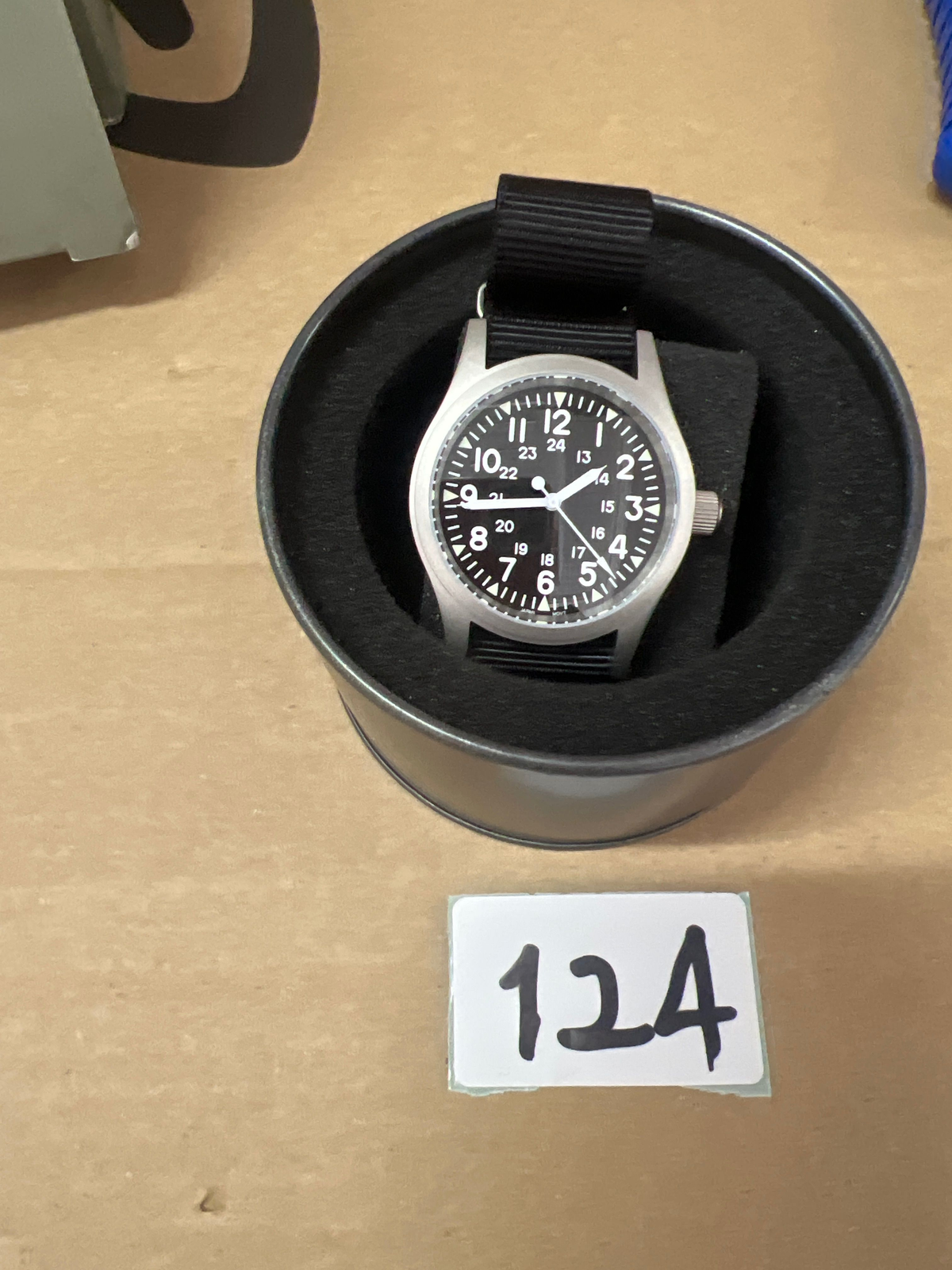 EU Pre-Owned Militado Sapphire Crystal 38mm Field Watch ML05