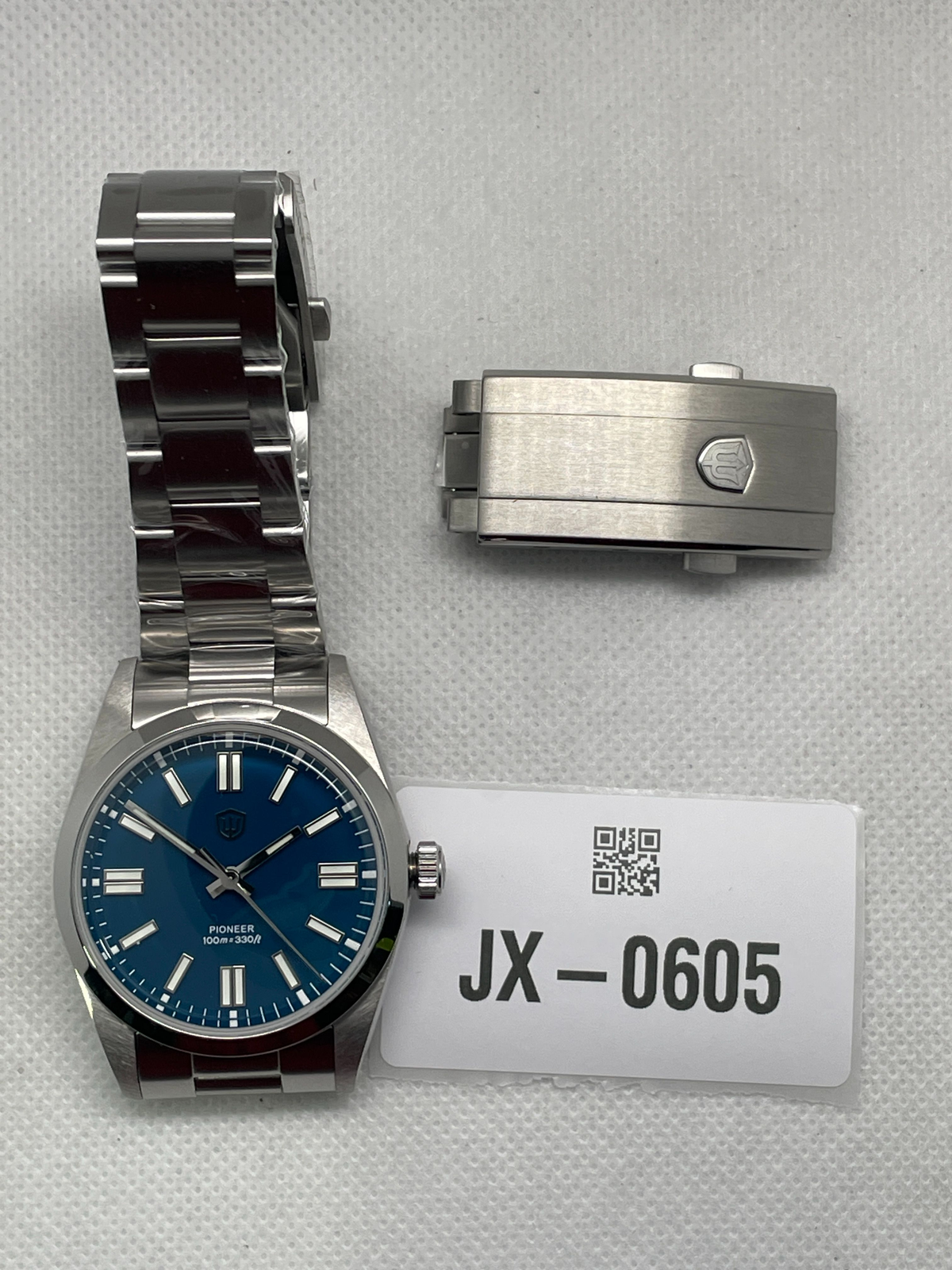 US Pre-Owned Watchdives WD1016B 37mm Pioneer VH31 Men Watch