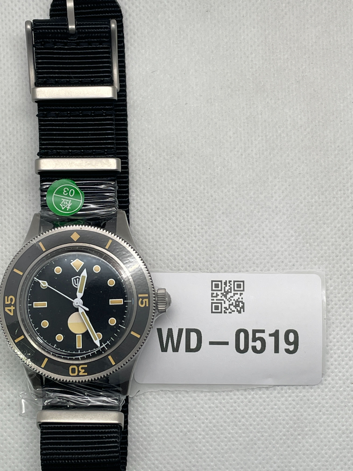 US Pre-Owned Watchdives WD50Ti Titanium 50-Fathoms NH35 Dive Watch