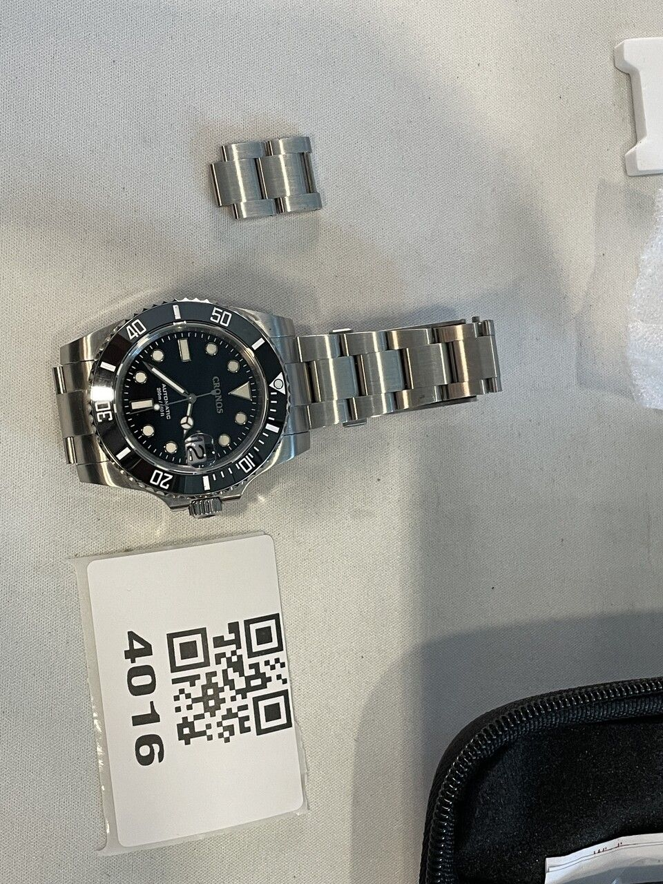 US Pre-Owned Cronos 2.5x Water Ghost NH35 Dive Watch L6015