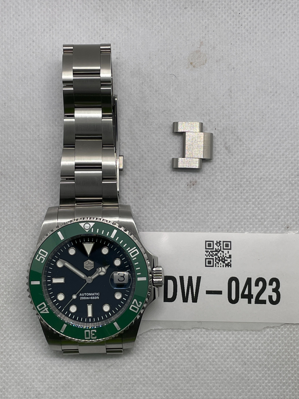US Pre-Owned San Martin Upgraded ST2130 Sub Diver Men SN0017G-E