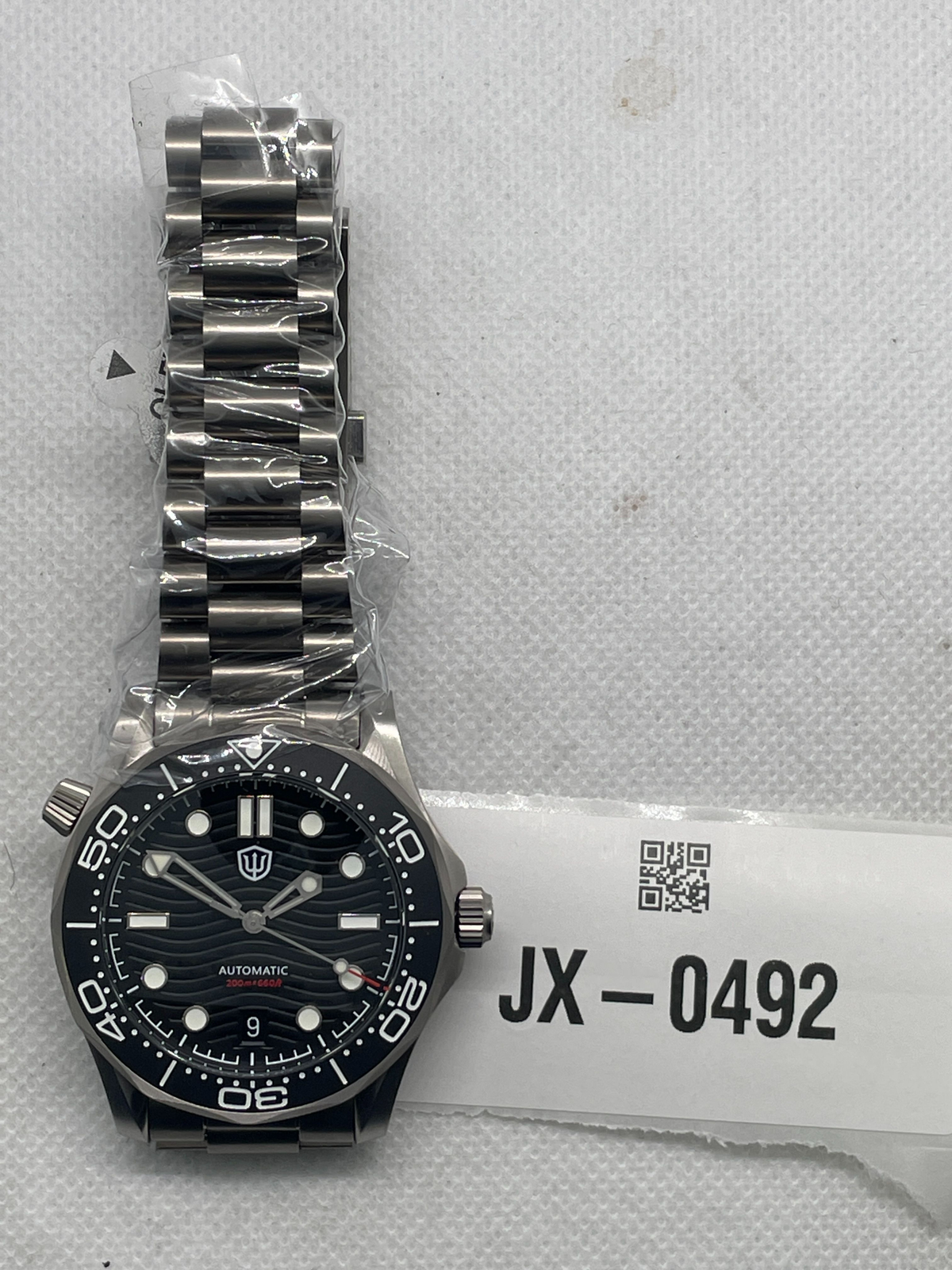 US Pre-Owned Watchdives WD007 39mm PT5000 Titanium Diver Watch