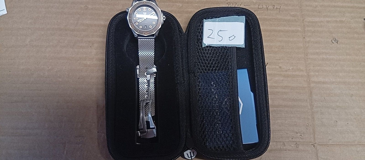EU Pre-Owned Watchdives WD007 Top Hat Sapphire PT5000 Titanium Dive Watch