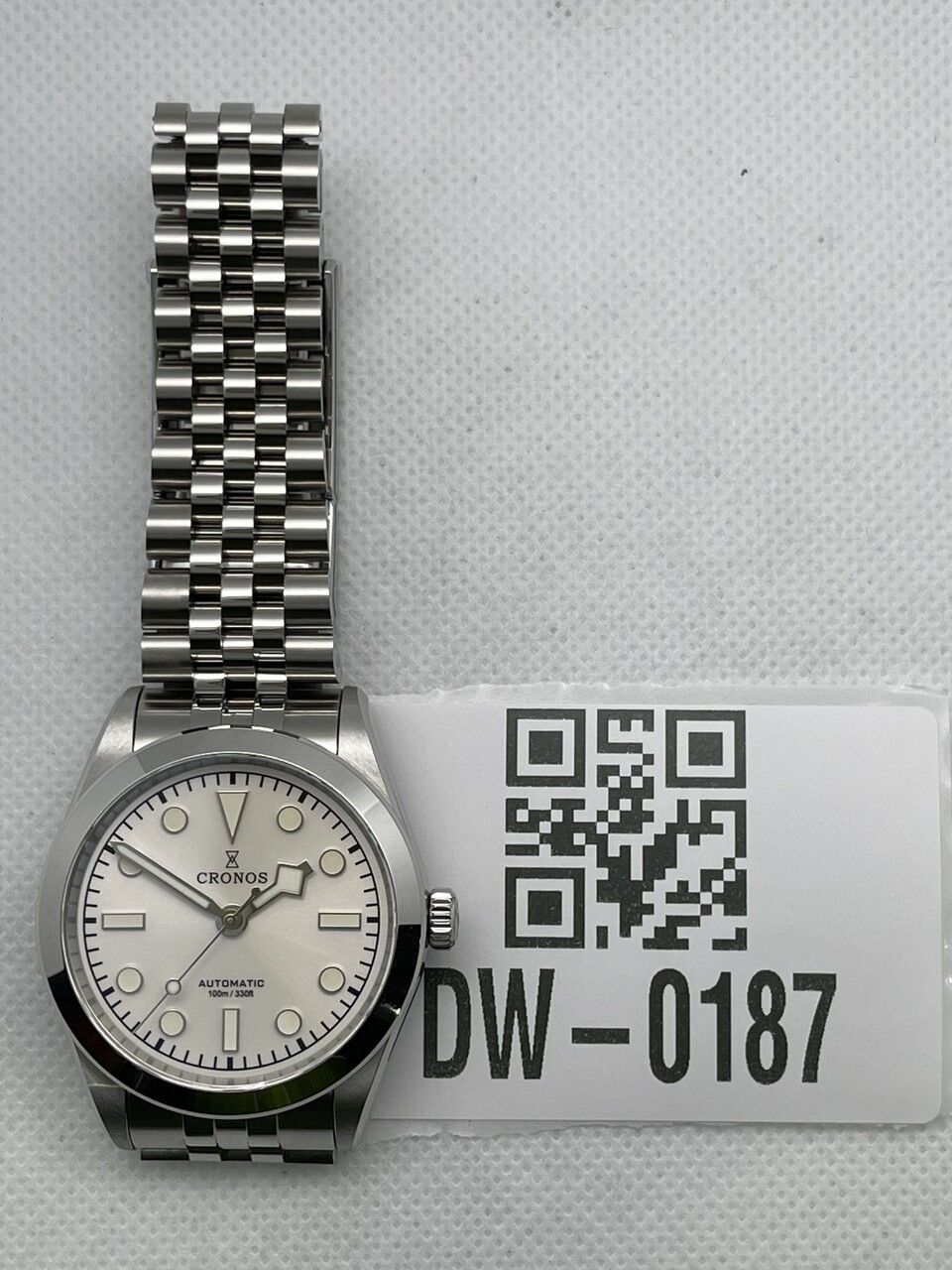 US Pre-Owned Cronos L6036 36mm PT5000 Snowflake Automatic Watch