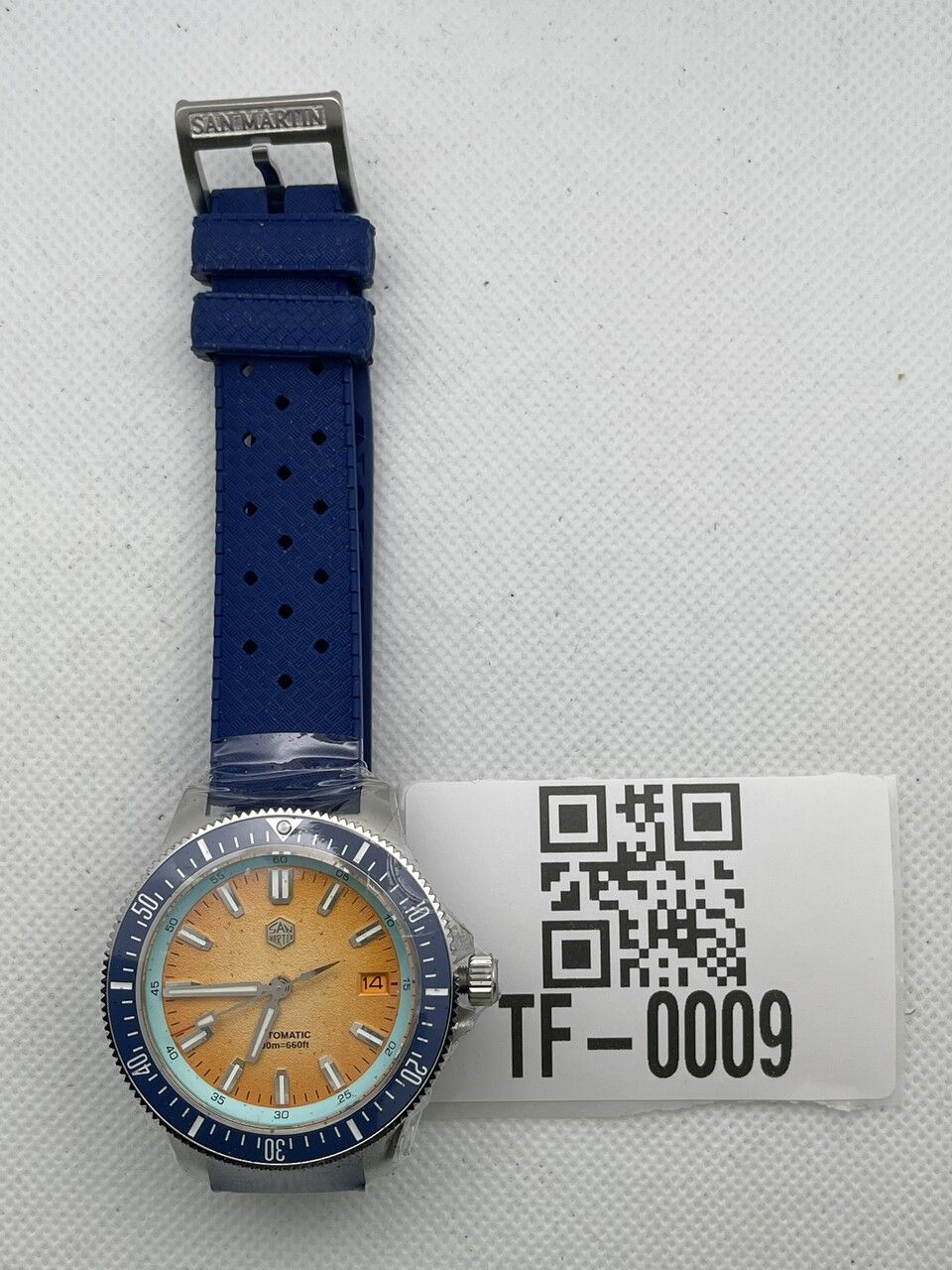 US Pre-Owned San Martin 2025 Upgraded 40mm Diver Watch SN0118G-B