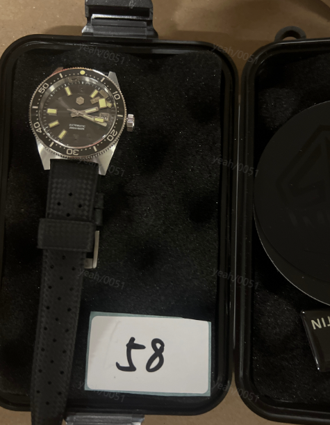 EU Pre-Owned San Martin 39mm 62mas Dive Watch SN007GB
