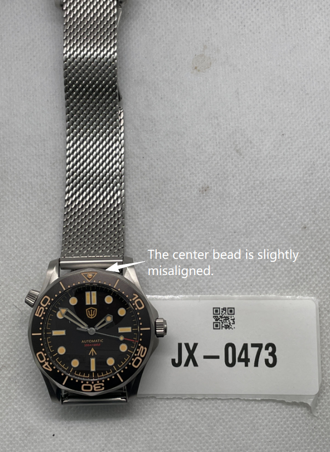 US Pre-Owned Watchdives WD007 39mm PT5000 Titanium Diver Watch