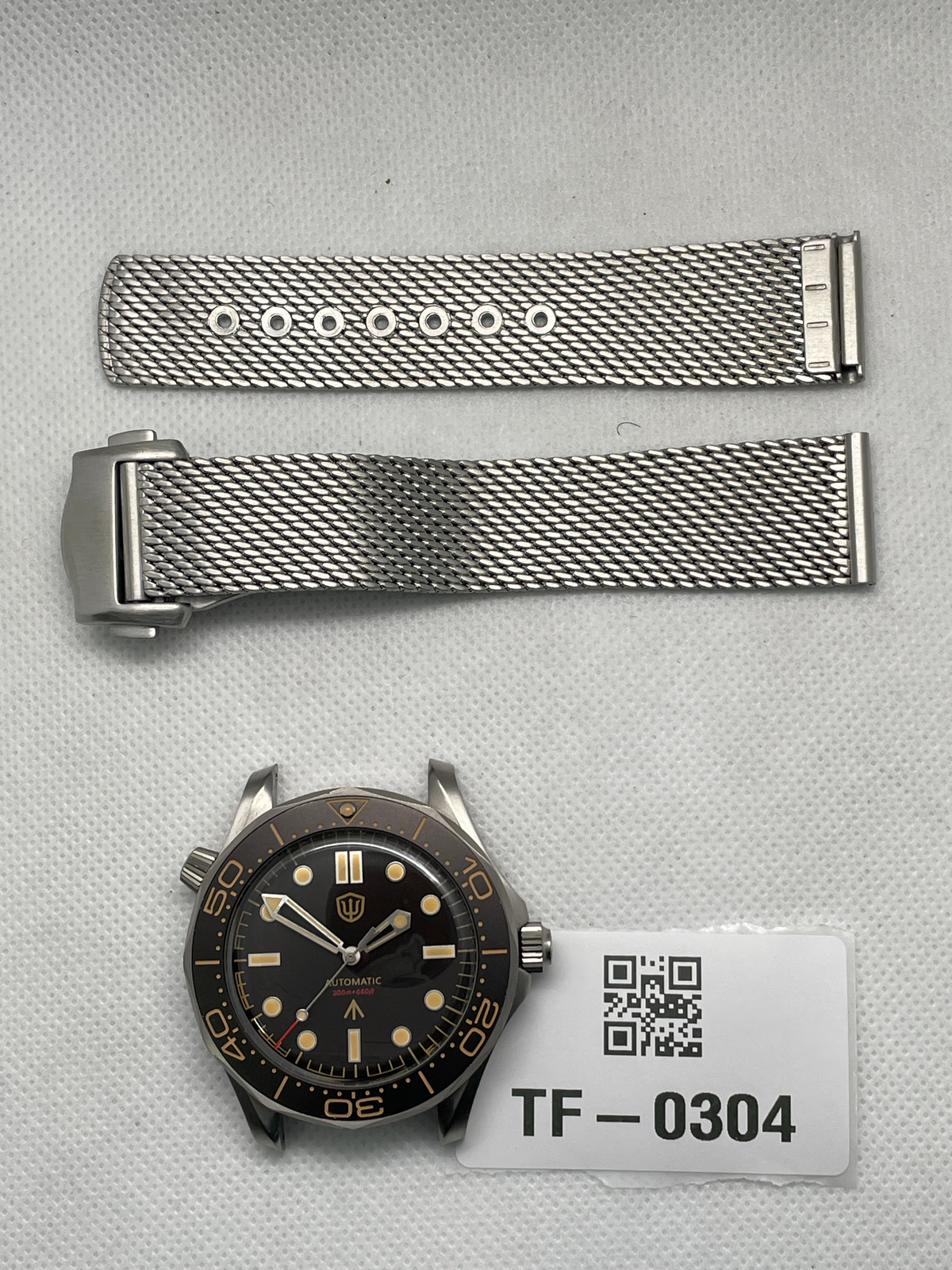 US Pre-Owned Watchdives WD007 V4 42mm Titanium Automatic NTTD Dive Watch