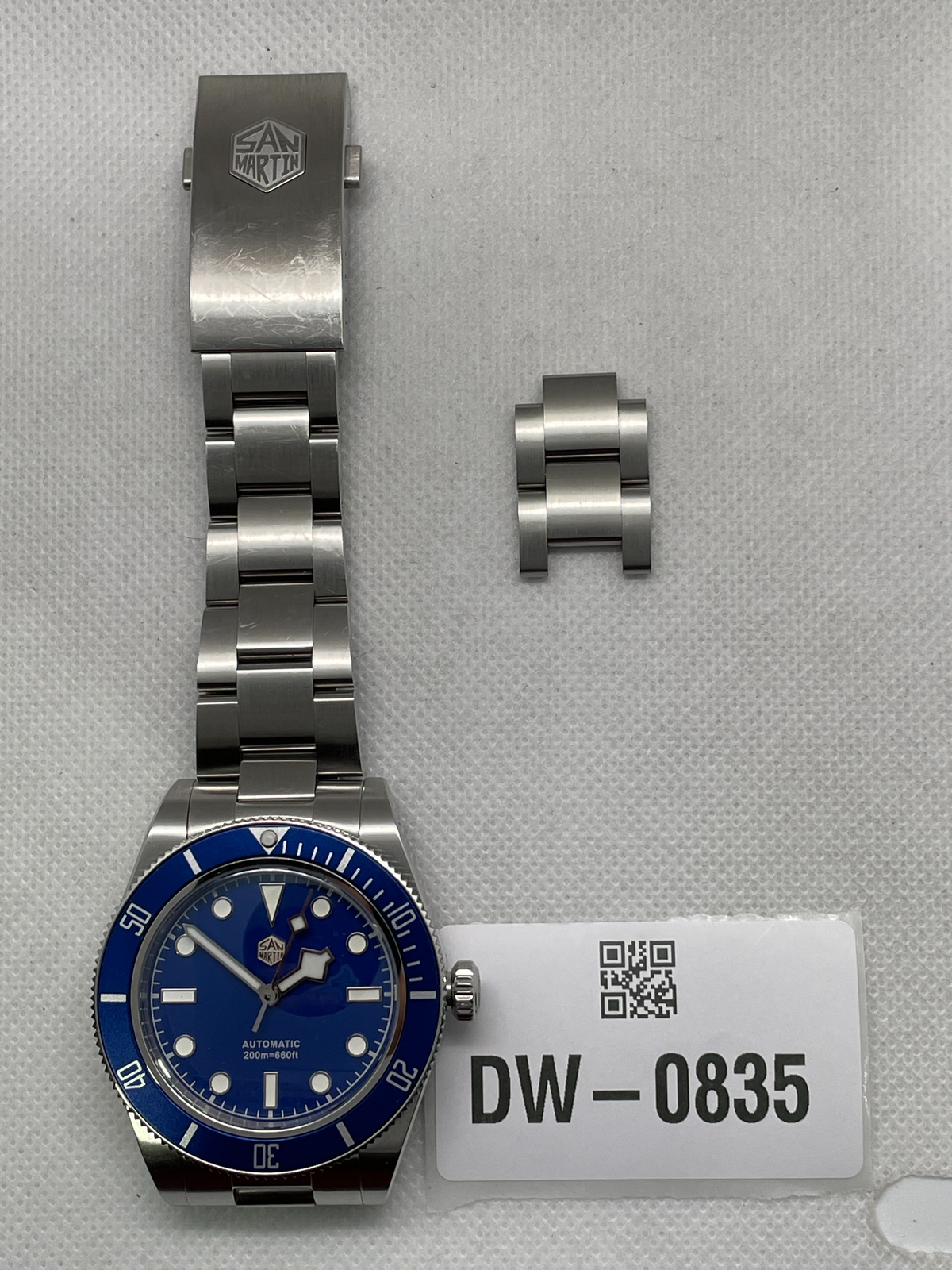 US Pre-Owned San Martin 40mm BB58 NH35 Automatic Watch SN008G-D
