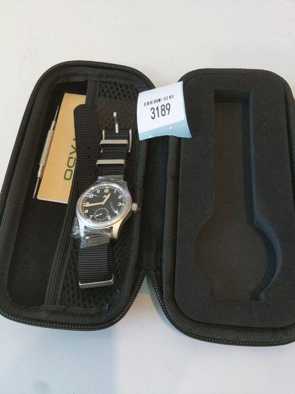 US Pre-Owned Militado 36mm D12 Sapphire Crystal Quartz Field Watch