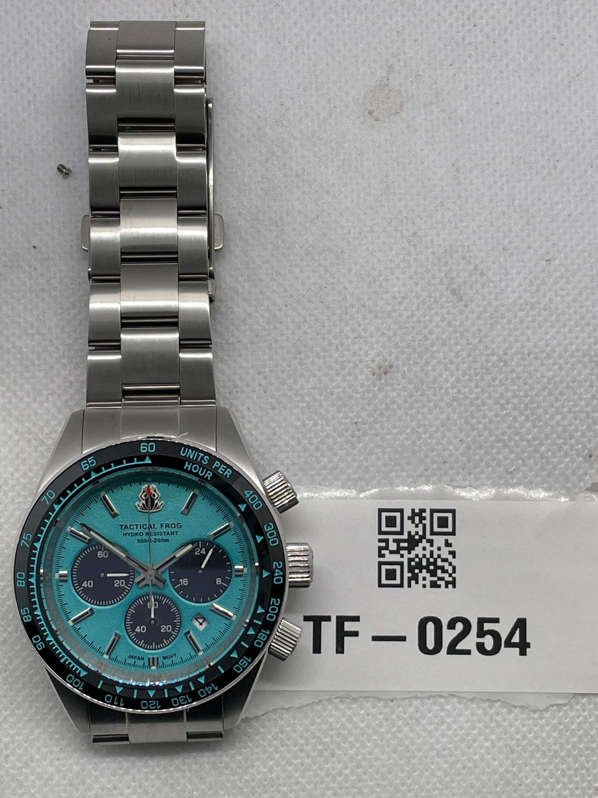 US Pre-Owned Tactical Frog VS75 Solar Chronograph Watch