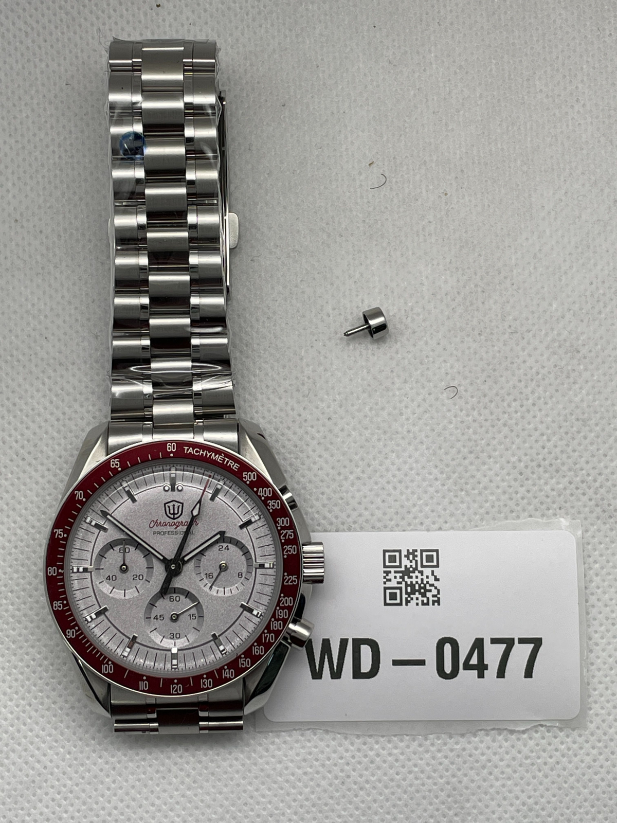 US Pre-Owned Watchdives WD1863 39mm VK63 Chronograph Watch