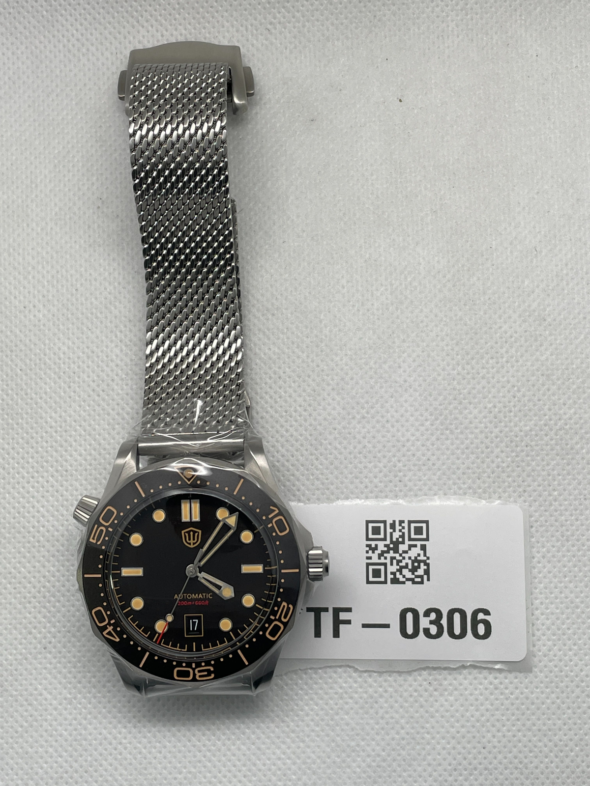 US Pre-Owned Watchdives WD007 V4 42mm Titanium Automatic NTTD Dive Watch