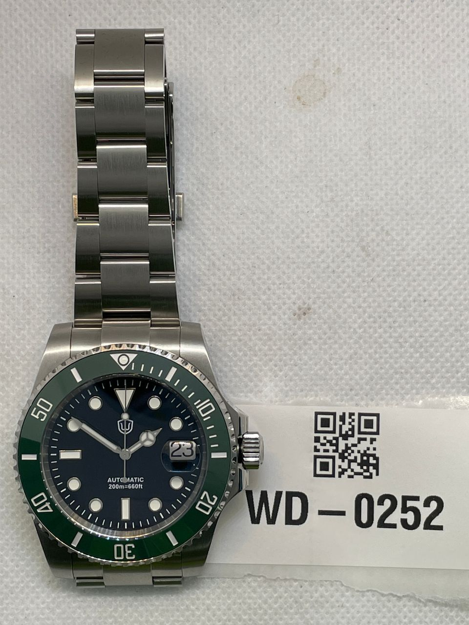 US Pre-Owned Watchdives WD5512 V2 PT5000 Sub Diver Watch