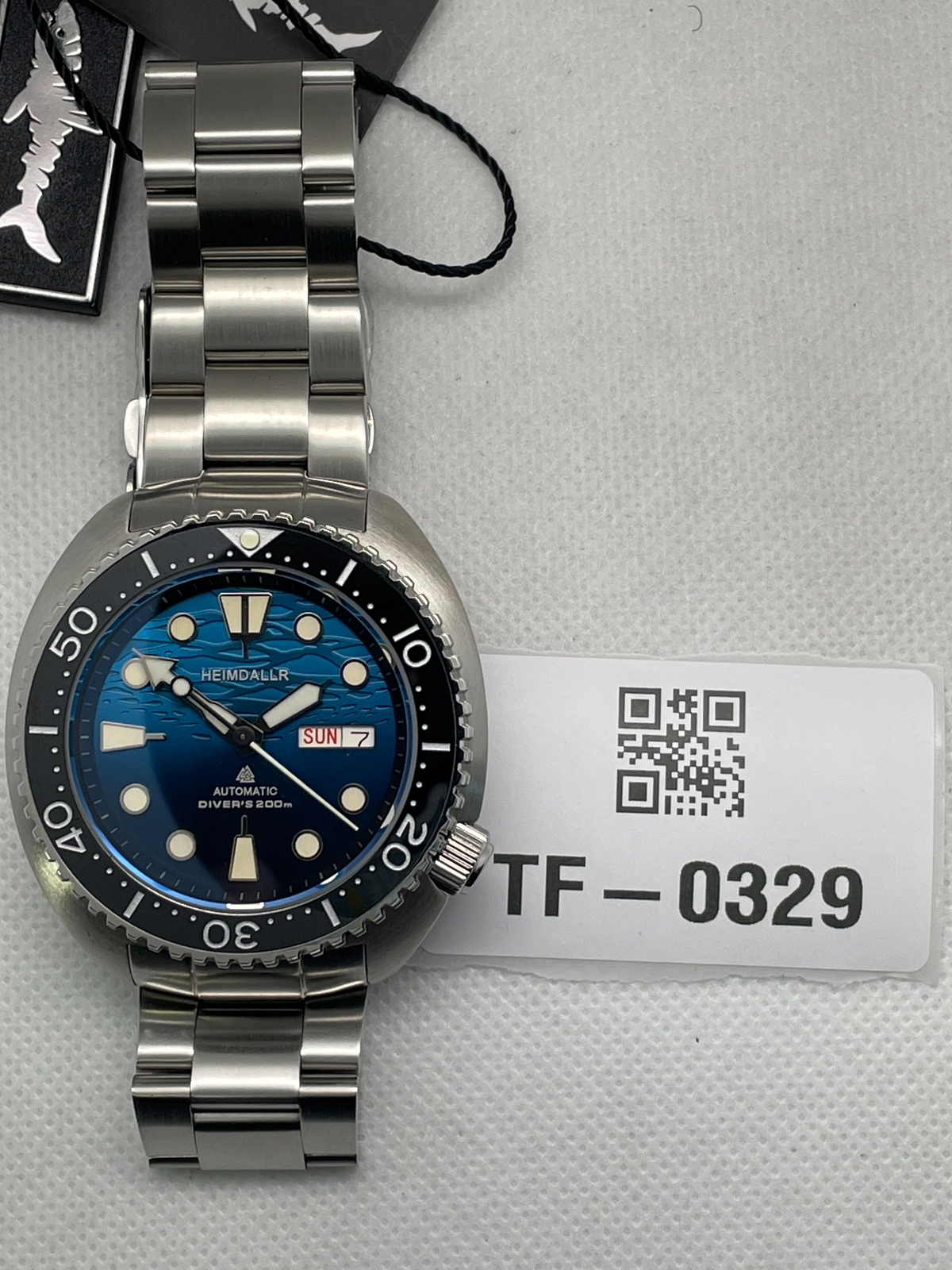 US Pre-Owned Heimdallr SHARKEY Mini Turtle Dive Watch