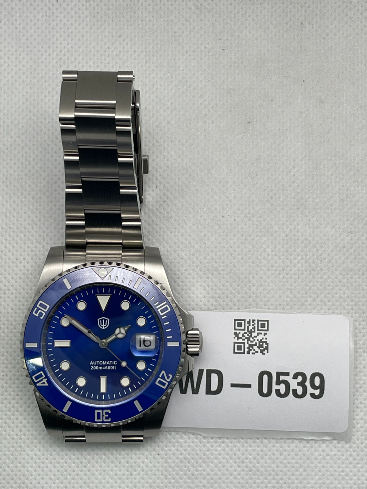 US Pre-Owned Watchdives WD5512 V2 PT5000 Sub Diver Watch