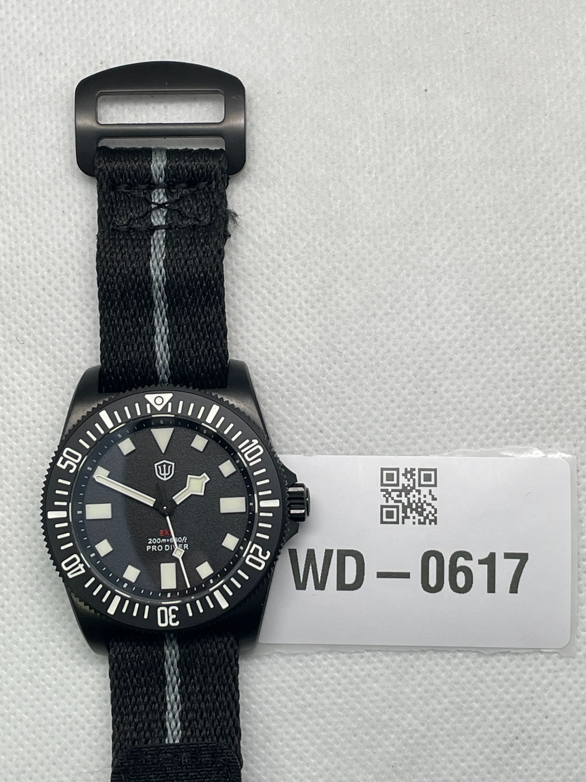 US Pre-Owned Watchdives EXD-38 38mm Titanium VH31 Dive Watch