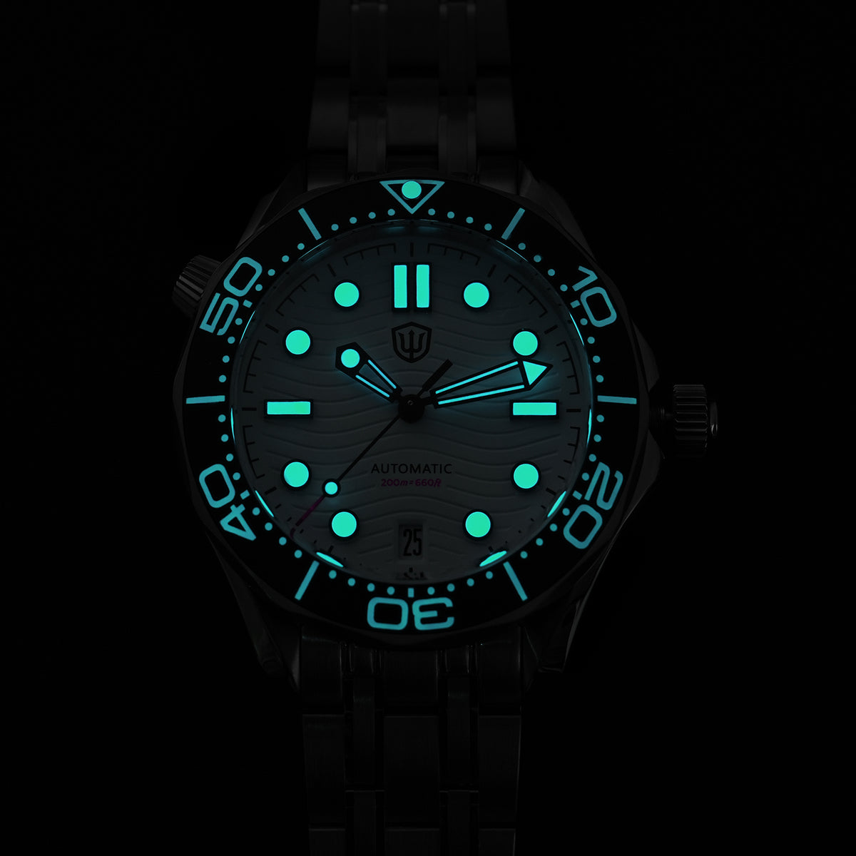 US Pre-Owned Watchdives WD007ST 39mm NTTD Dive Watch