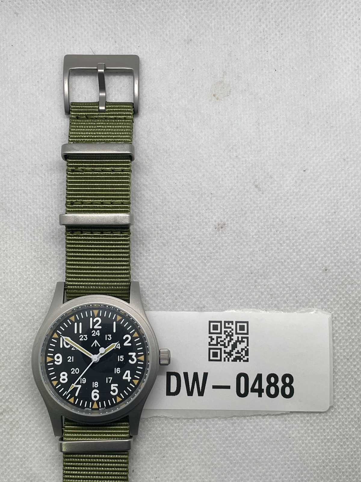US Pre-Owned Militado Sapphire Crystal 38mm Field Watch ML05
