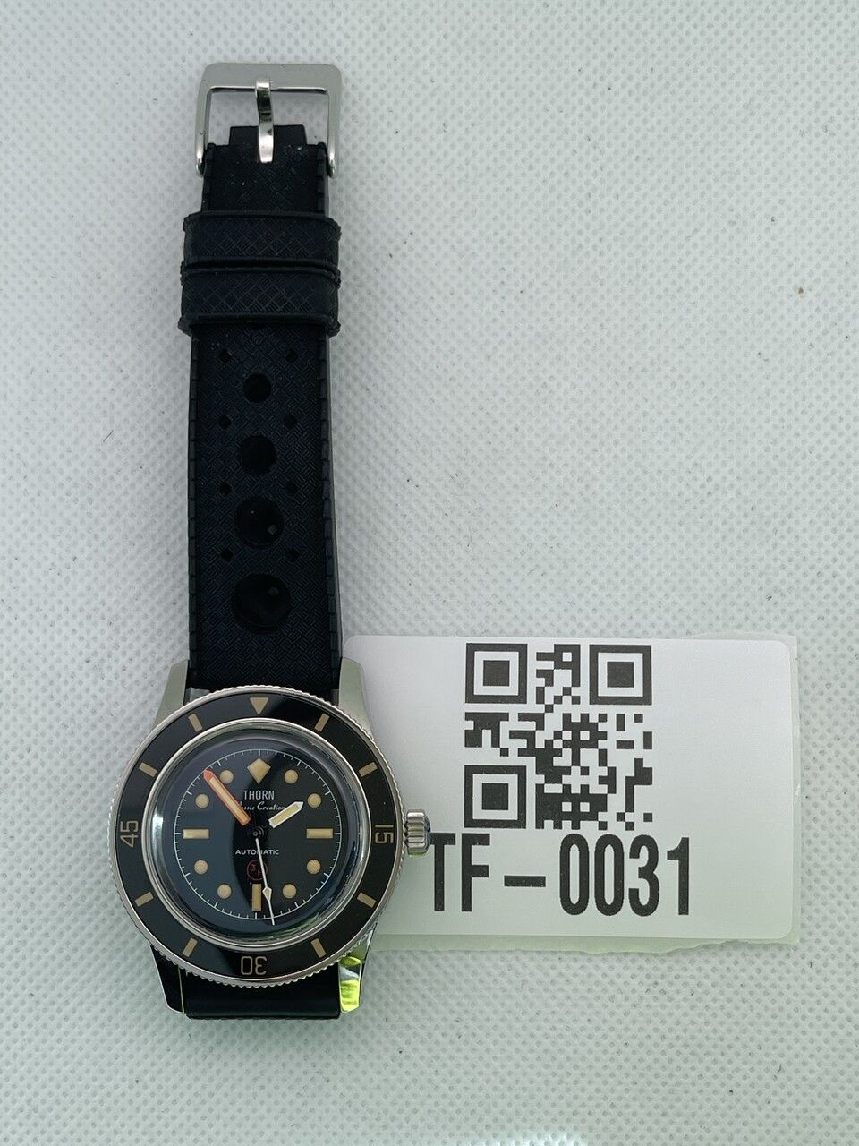 US Pre-Owned Thorn 38mm Titanium 50-Fathoms Dive Watch