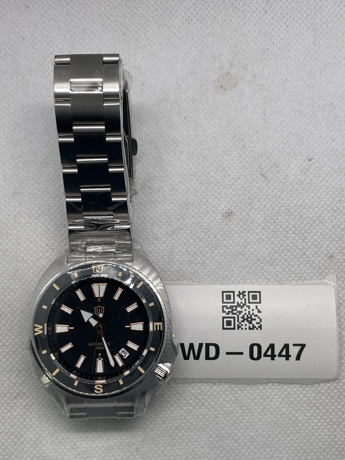 US Pre-Owned Watchdives WD6105 Turtle Diver Watch