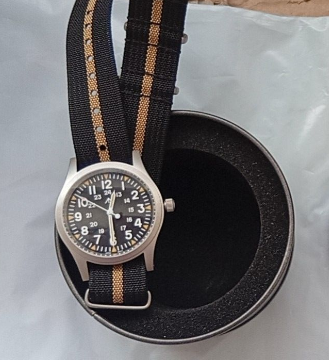 EU Pre-Owned Militado Sapphire Crystal 38mm Field Watch ML05