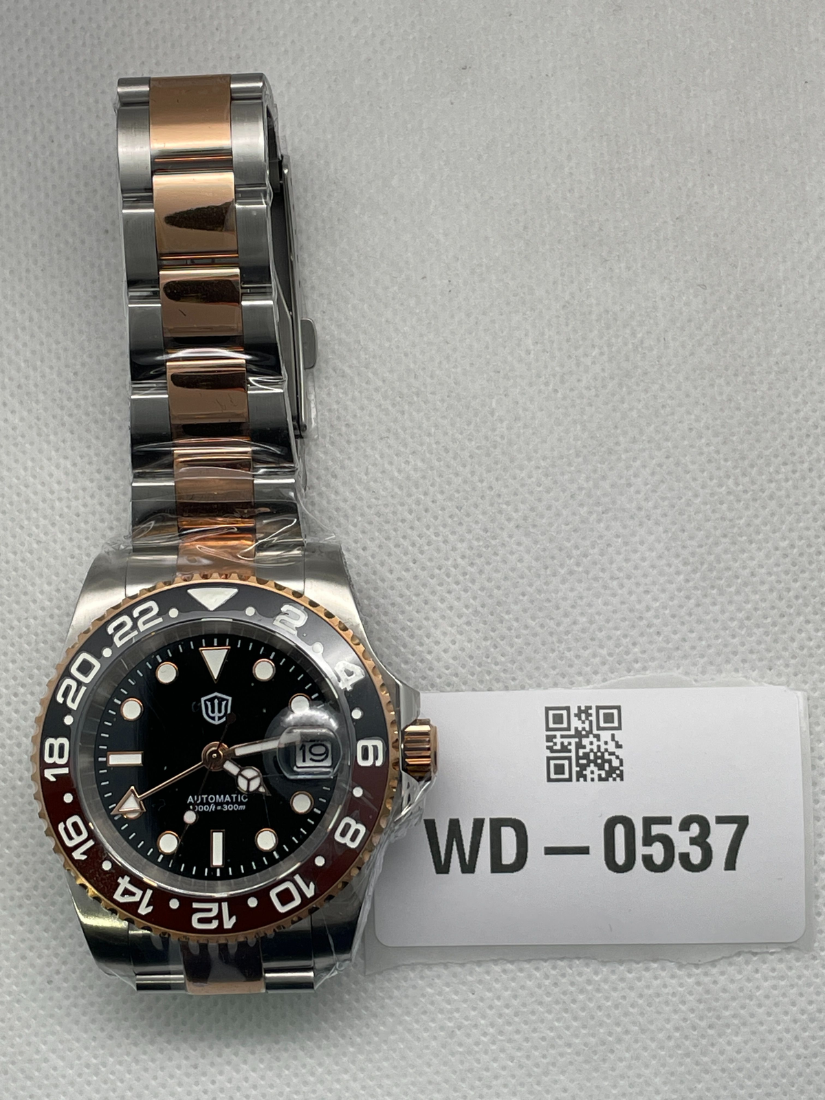 US Pre-Owned Watchdives WD16760 NH34 Sub GMT Watch V2