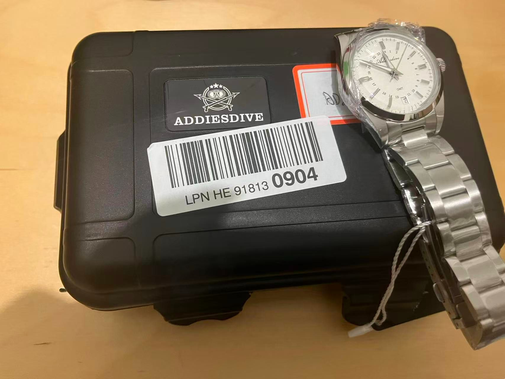 EU Pre-Owned Addiesdive Elegance Collection GMT Quartz Watch AD2065
