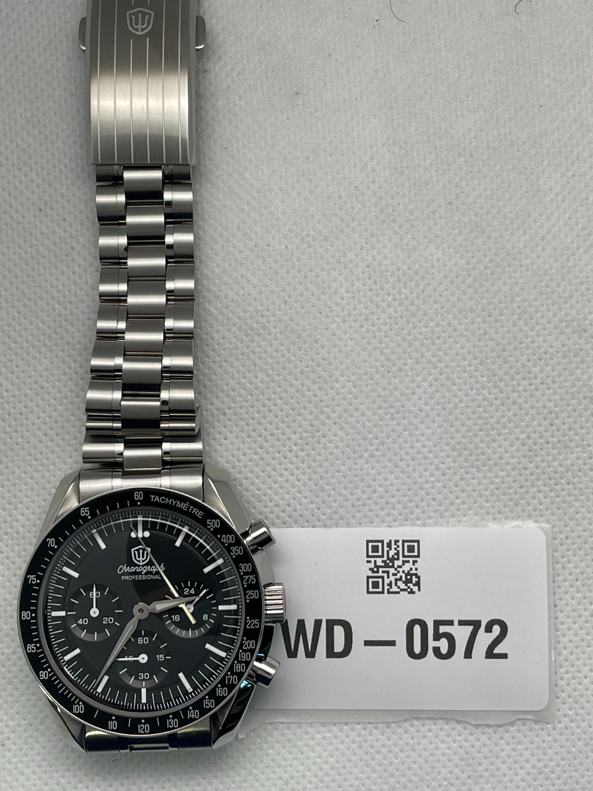 US Pre-Owned Watchdives WD1863 39mm VK63 Chronograph Watch