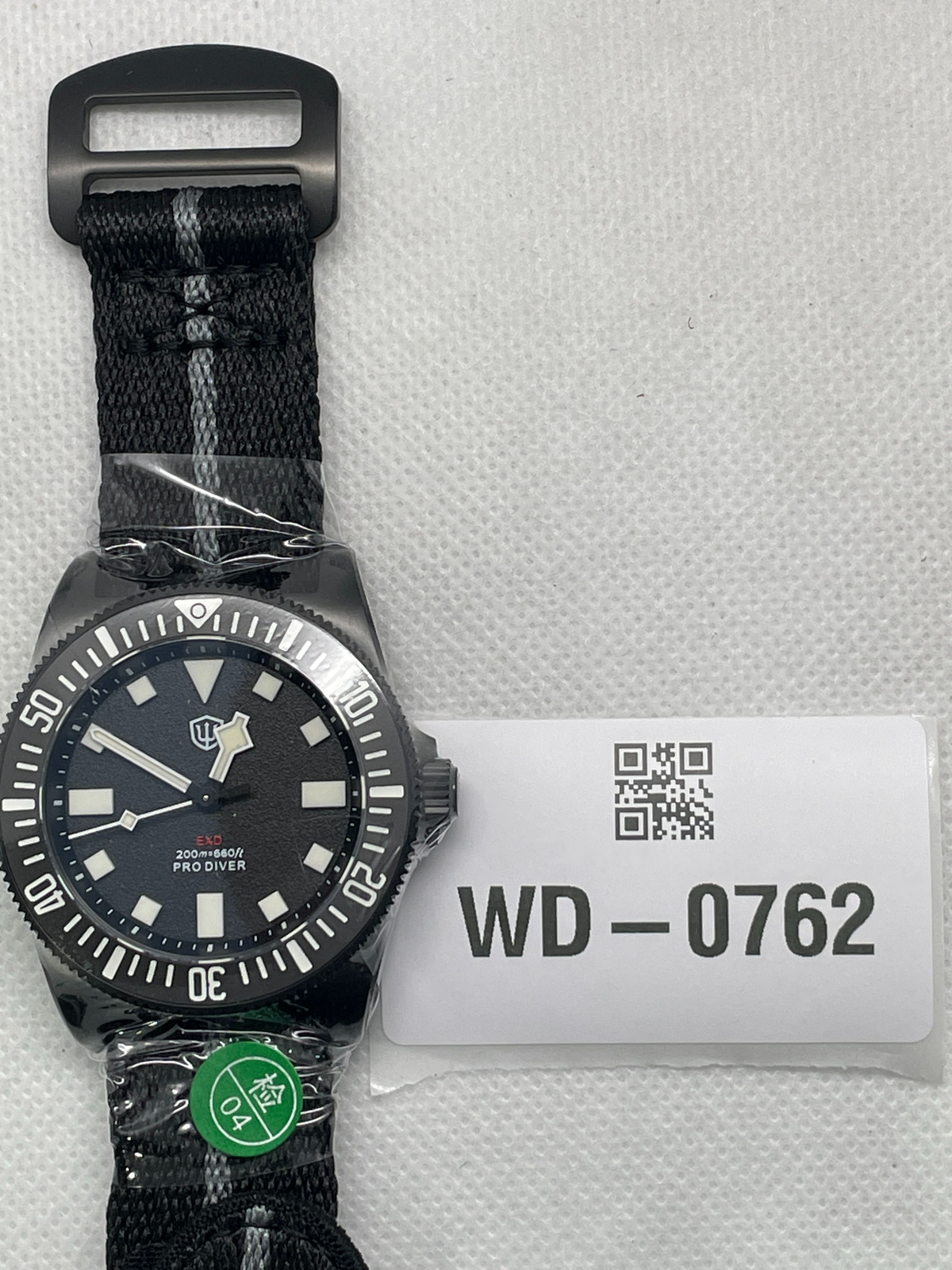US Pre-Owned Watchdives EXD-38 38mm Titanium VH31 Dive Watch