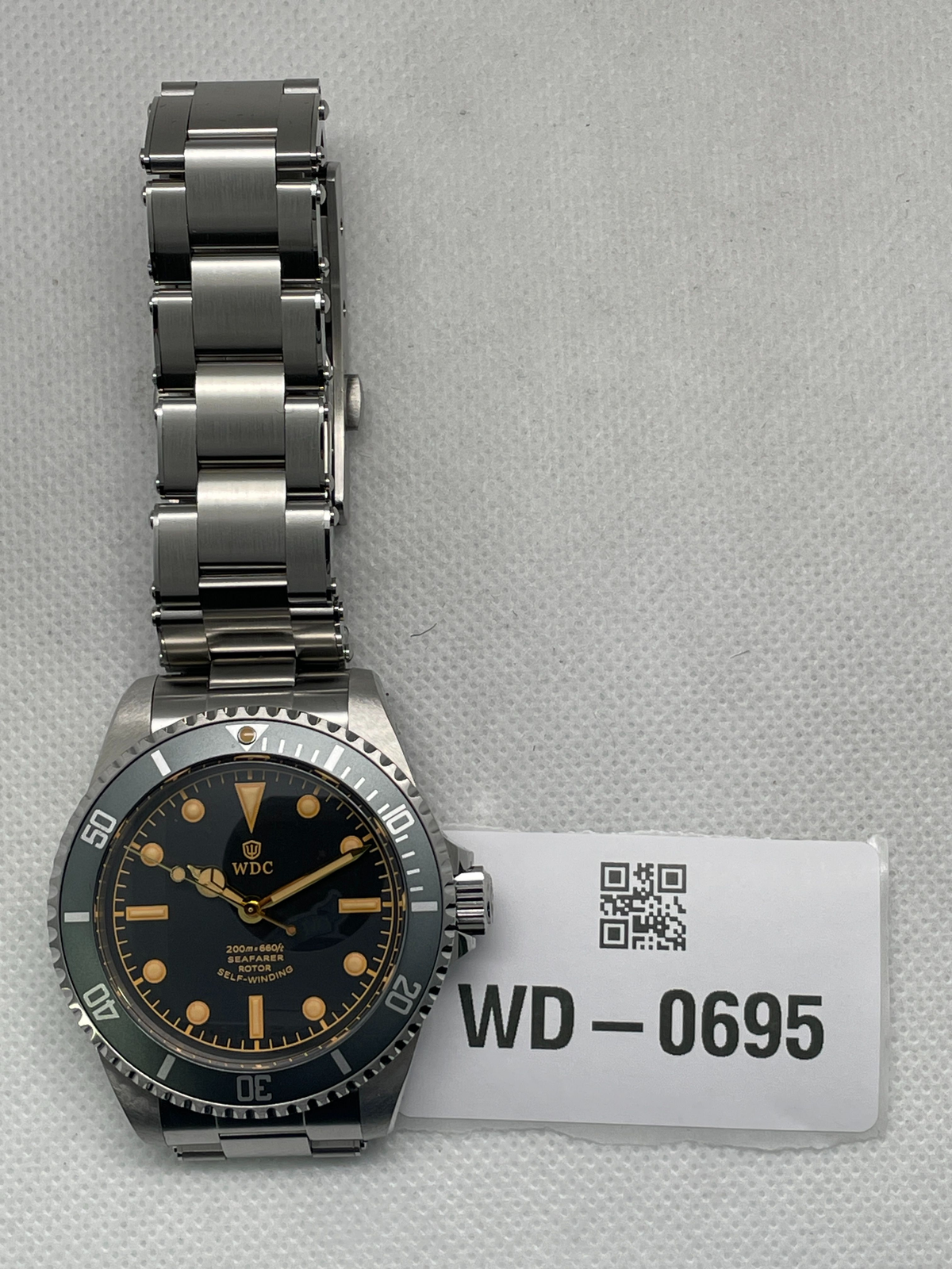 US Pre-Owned Watchdives WD5513M 9015/90S5 Vintage Sub Watch