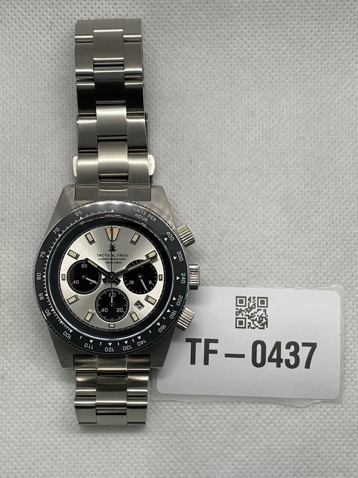 US Pre-Owned Tactical Frog VS75 Solar 62MAS Chronograph Watch