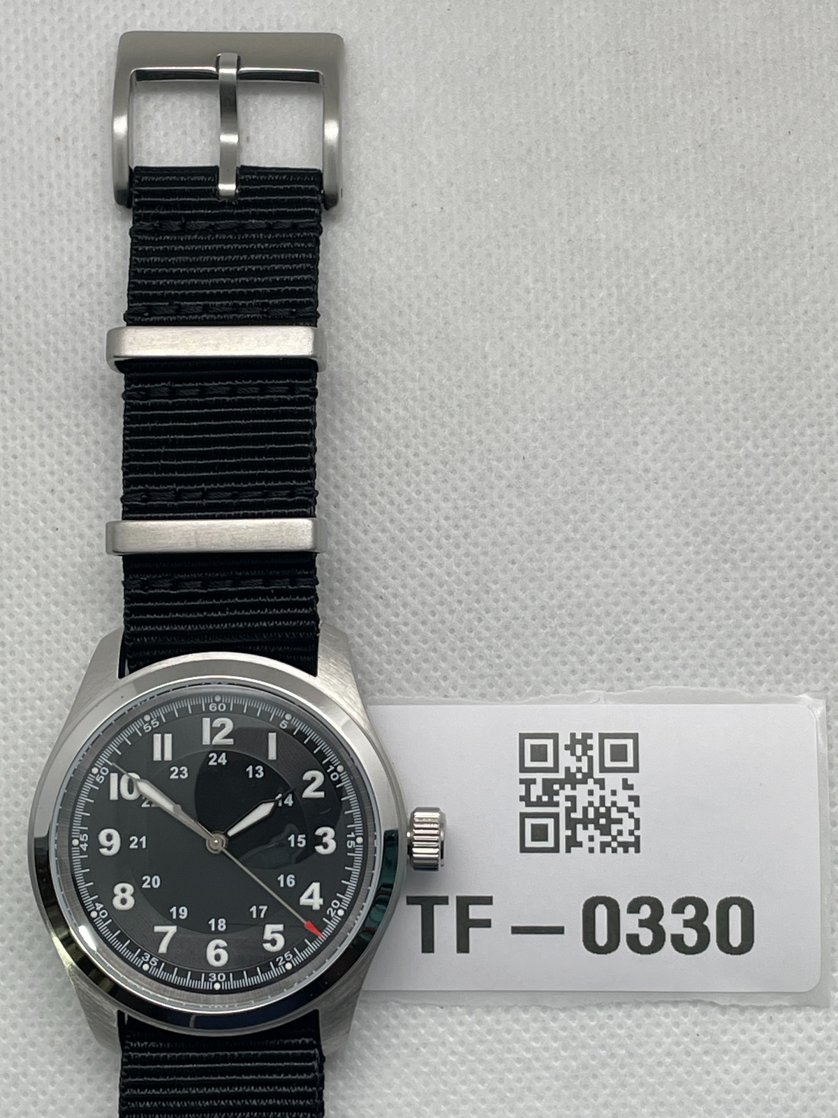 US Pre-Owned Militado ML08 38mm Field Watch – VH31 / Ronda 515