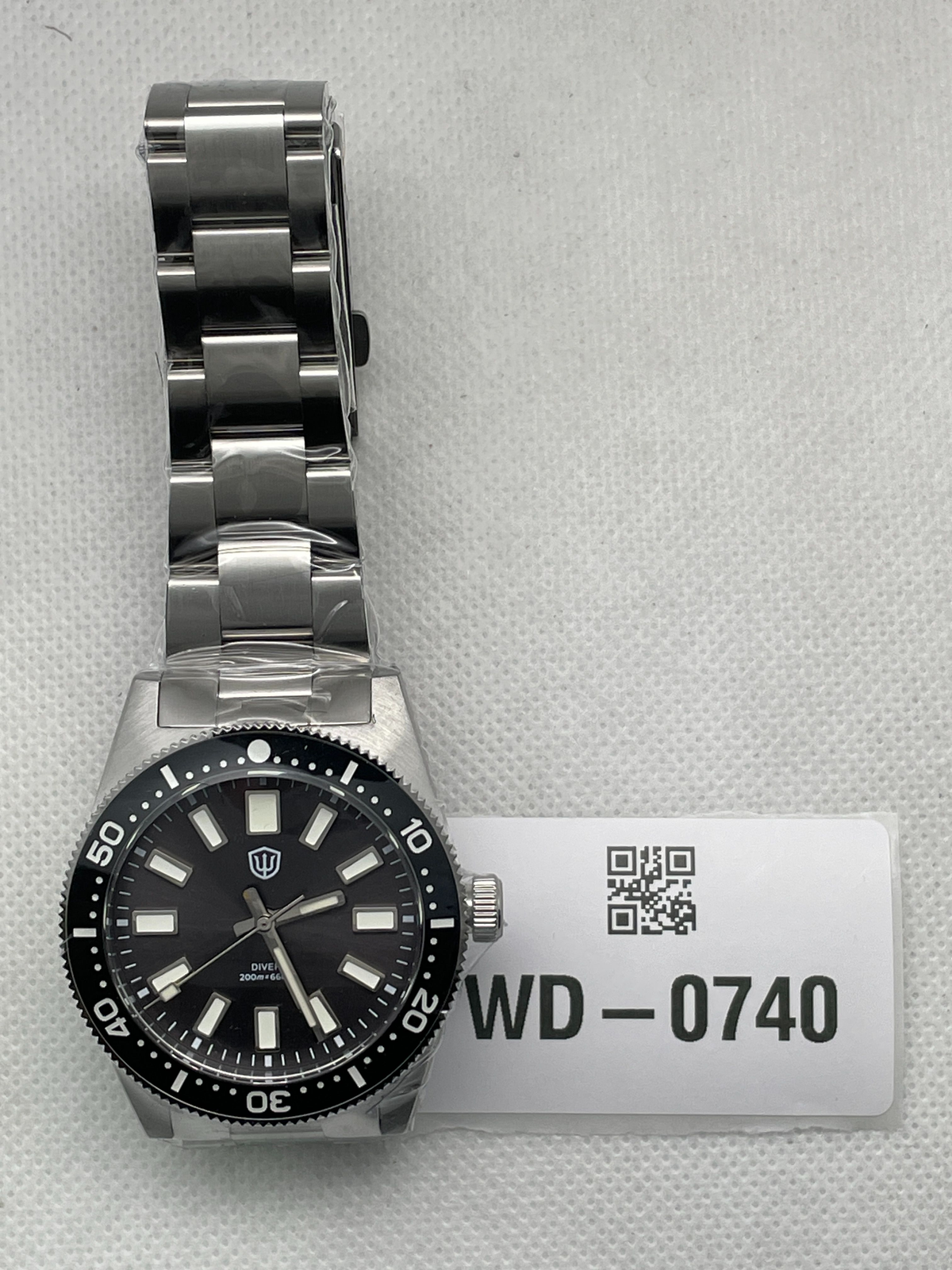 US Pre-Owned Watchdives WD1965 38mm VH31 62MAS Dive Watch
