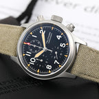 US Pre-Owned Militado Retro VK67 Quartz Chronograph Watch - 3 Dial