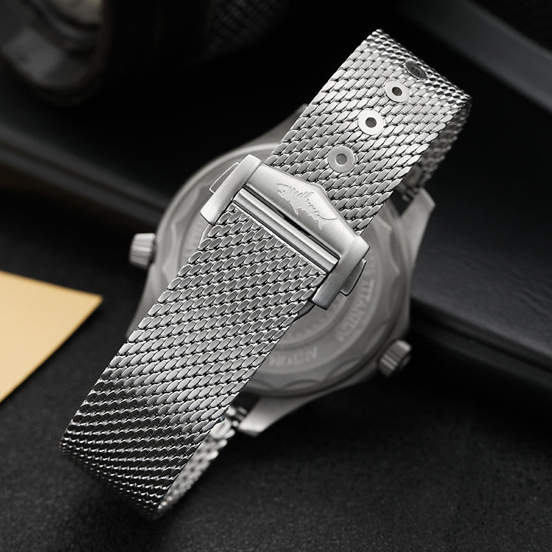 US Pre-Owned V2 Heimdallr Titanium 007 Edition NTTD Dive Watch