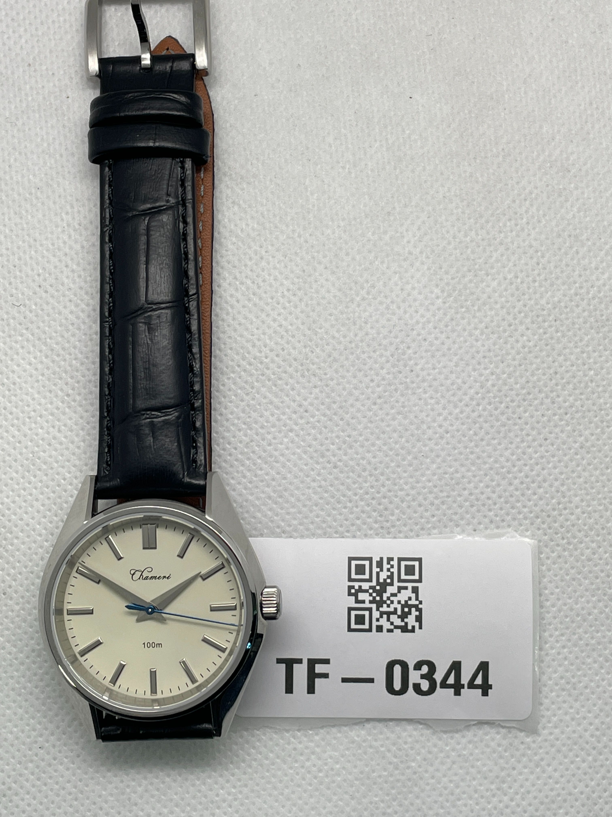 US Pre-Owned Chameri 37mm VH31 Sweep Second Quartz Watch GS04