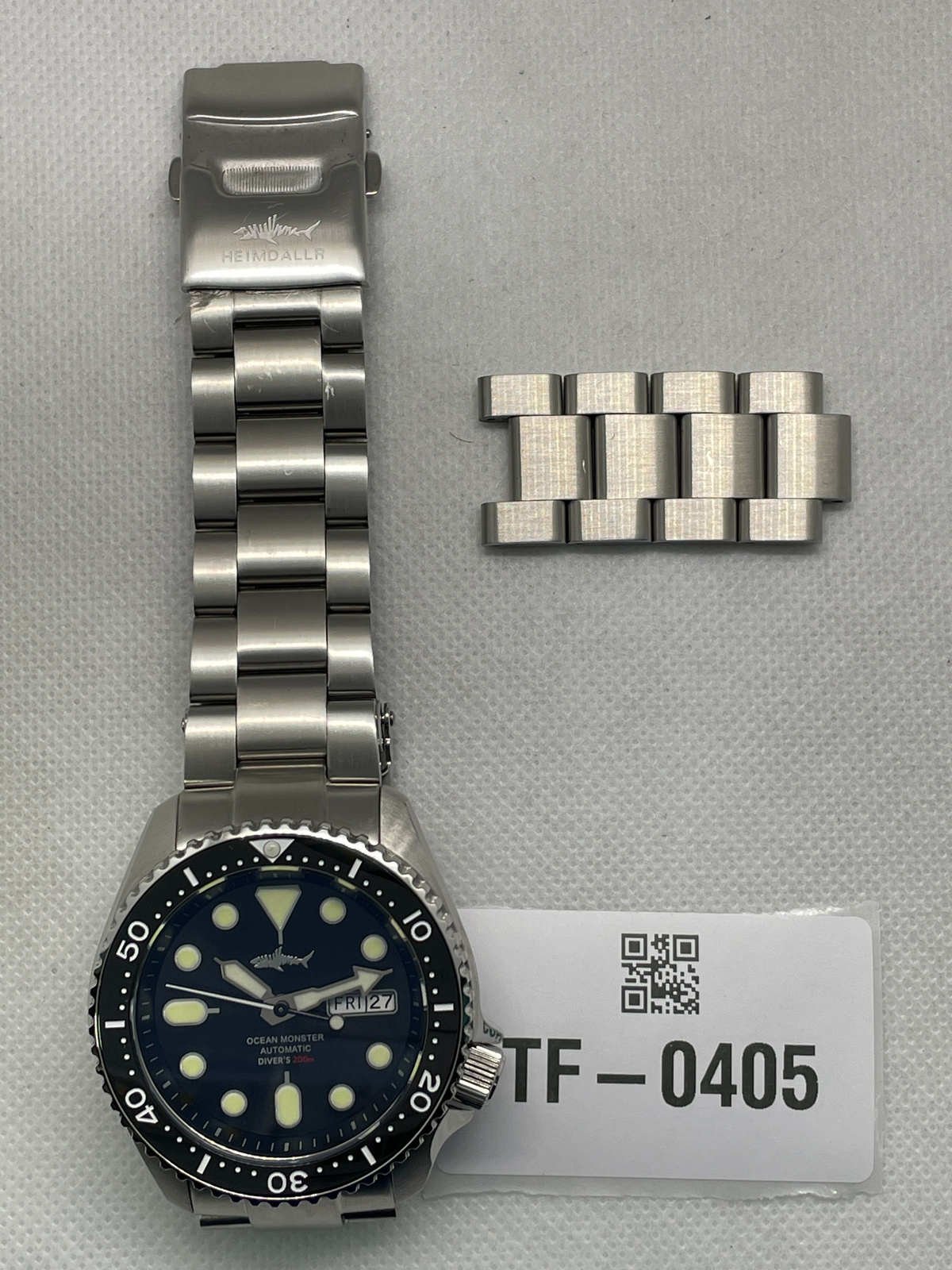 US Pre-Owned Heimdallr SKX007 Day/Date Mechanical Watch