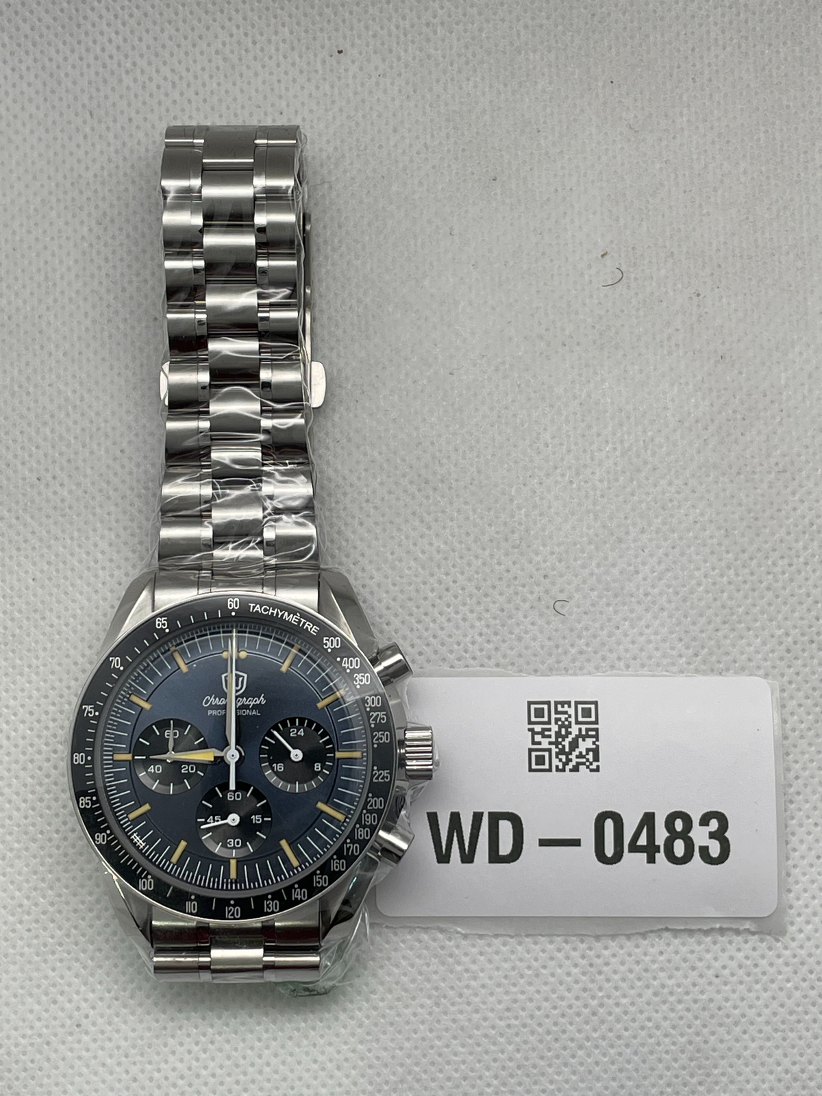 US Pre-Owned Watchdives WD1863 39mm VK63 Chronograph Watch