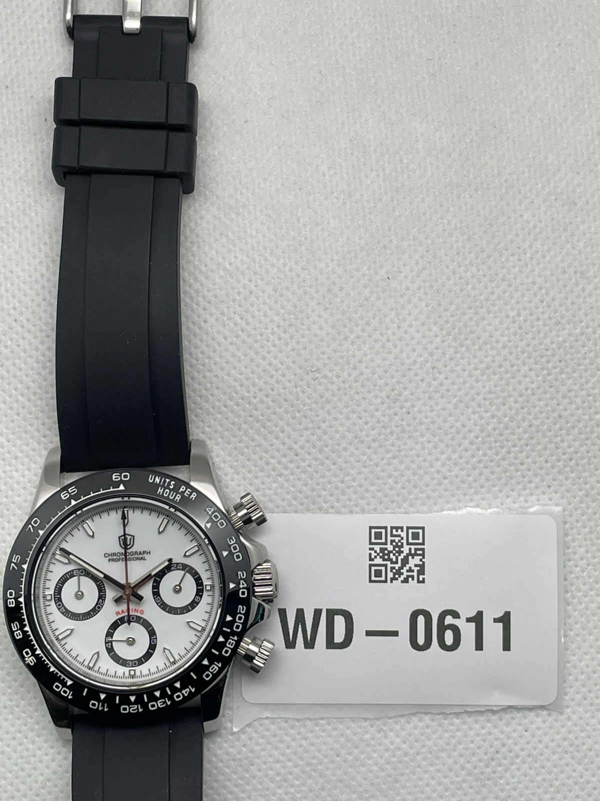 US Pre-Owned Watchdives WD16500 38mm VK63 Chronograph Watch V2