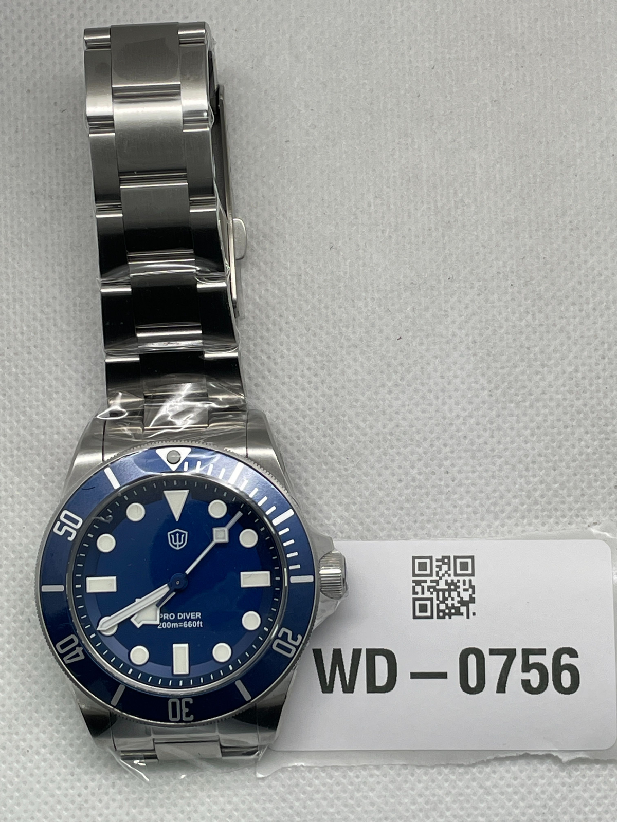 US Pre-Owned Watchdives WD1969 PRO 38mm VH31 Dive Watch